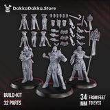 Tabletop Terrain Miniature War Sisters Novice Squad (build kit)