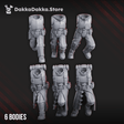 Tabletop Terrain Miniature Warcells Dynamic Poses Set (x6)