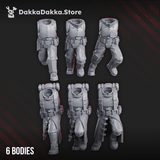 Tabletop Terrain Miniature Warcells Dynamic Poses Set (x6)