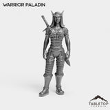 Tabletop Terrain Miniature Warrior Paladin Blood Elf Starters Female