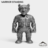 Tabletop Terrain Miniature Warrior Standing Gnome Starters
