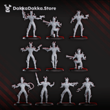 Tabletop Terrain Miniature Warriors Squad (Alvs Night Raiders)