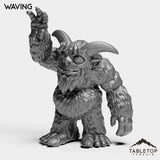 Tabletop Terrain Miniature Waving Yeti Children