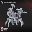 Tabletop Terrain Miniature Weapons Crew Warrior (Promo Model)