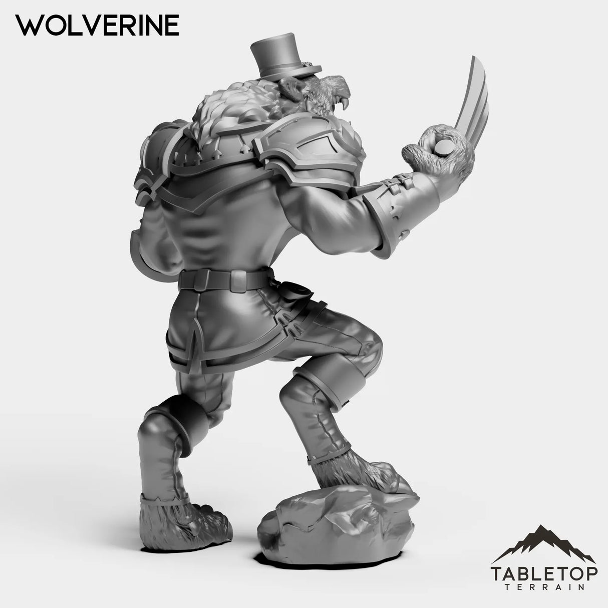 Tabletop Terrain Miniature Werewolf Feral