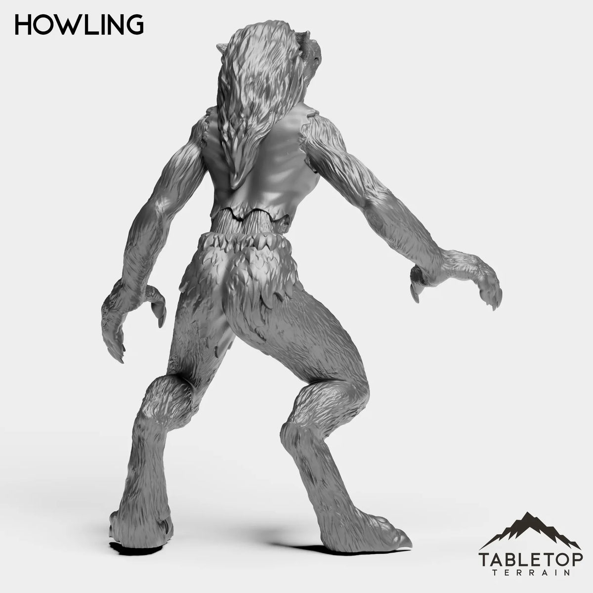 Tabletop Terrain Miniature Werewolf Feral Female