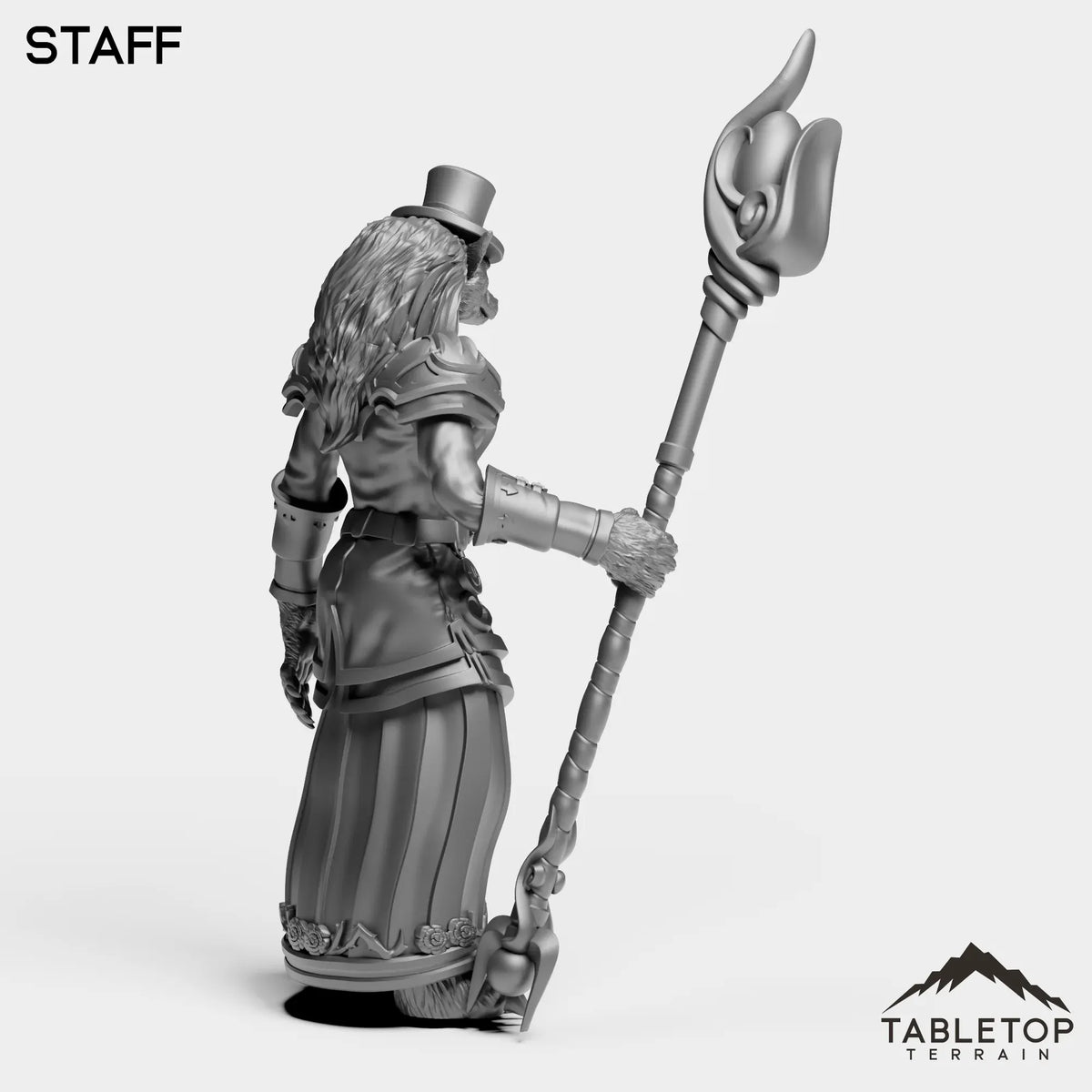 Tabletop Terrain Miniature Werewolf Feral Female
