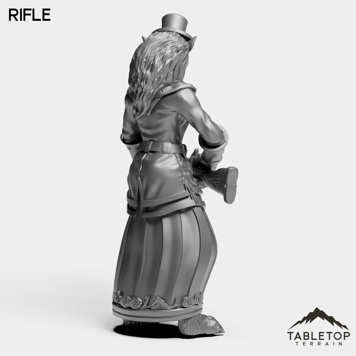 Tabletop Terrain Miniature Werewolf Feral Female