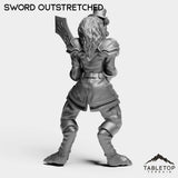 Tabletop Terrain Miniature Werewolf Feral Female