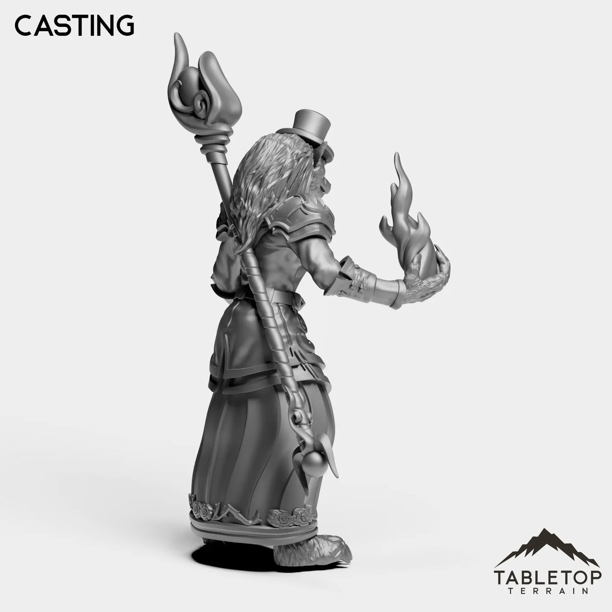 Tabletop Terrain Miniature Werewolf Feral Female