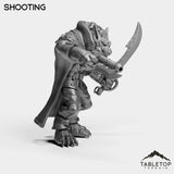 Tabletop Terrain Miniature Werewolf Feral King