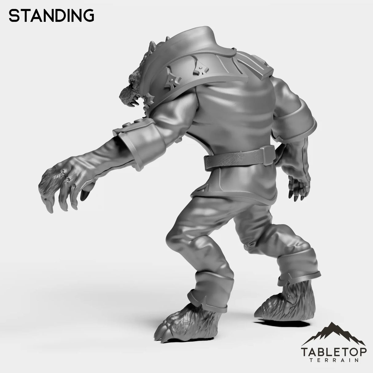 Tabletop Terrain Miniature Werewolf Feral King