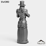 Tabletop Terrain Miniature Werewolf Human Female