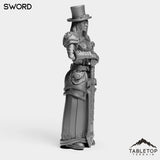 Tabletop Terrain Miniature Werewolf Human Female