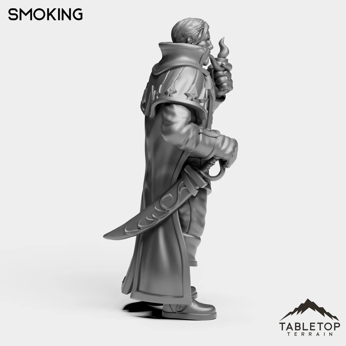 Tabletop Terrain Miniature Werewolf Human King