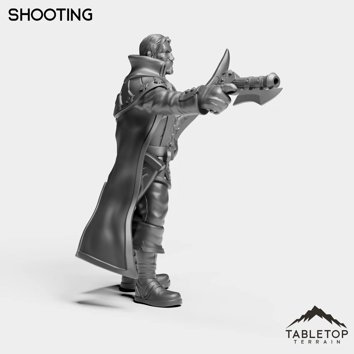 Tabletop Terrain Miniature Werewolf Human King