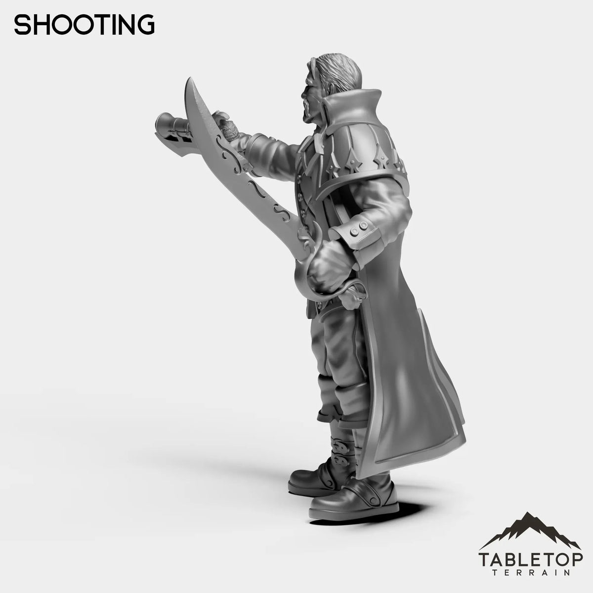 Tabletop Terrain Miniature Werewolf Human King