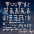 Tabletop Terrain Miniature White Fangs Hunters (build kit)