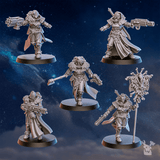 Tabletop Terrain Miniature White Fangs Hunters Squad x20