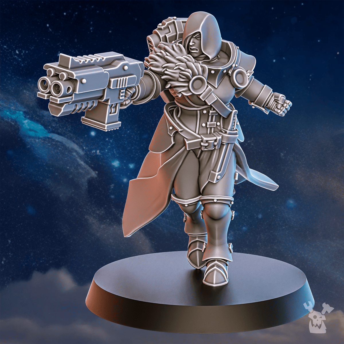 Tabletop Terrain Miniature White Fangs Hunters Squad x20