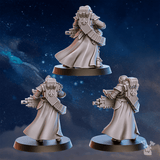 Tabletop Terrain Miniature White Fangs Hunters Squad x20