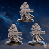 Tabletop Terrain Miniature White Fangs Hunters Squad x20