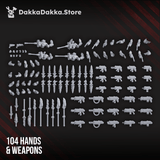 Tabletop Terrain Miniature White Megalodon Clan (build kit) - Prime Armored Battleline Squad of Space Knights