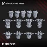 Tabletop Terrain Miniature White Megalodon Clan (build kit) - Prime Armored Battleline Squad of Space Knights