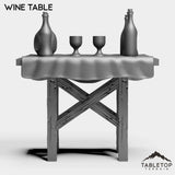 Tabletop Terrain Miniature Wine Table Darkness Wine Merchants