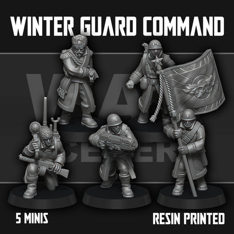 Tabletop Terrain Miniature Winter Guard Command