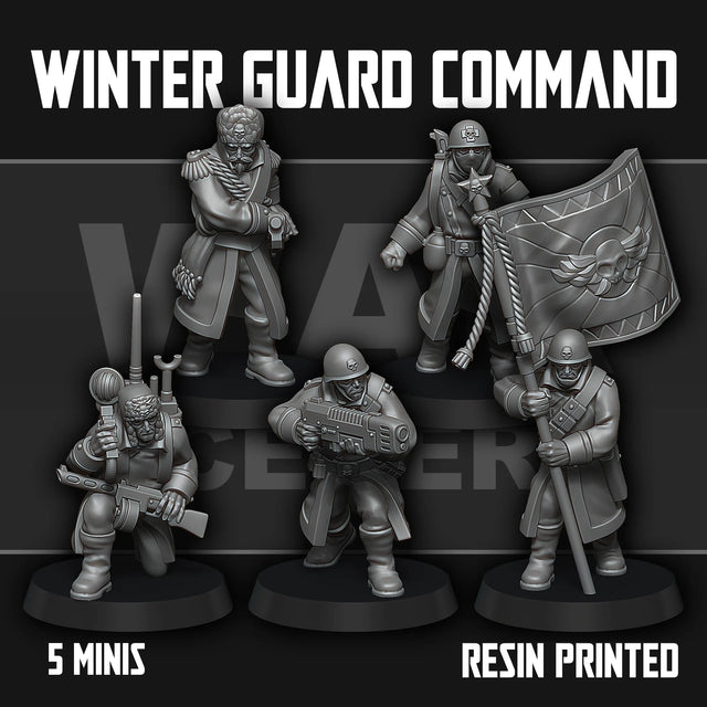 Tabletop Terrain Miniature Winter Guard Command