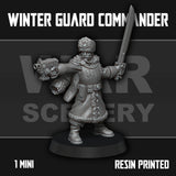 Tabletop Terrain Miniature Winter Guard Commander
