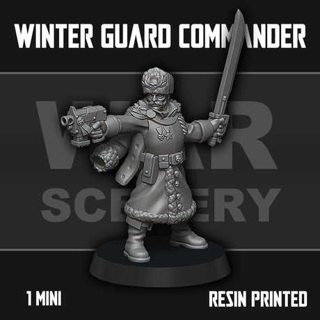 Tabletop Terrain Miniature Winter Guard Commander