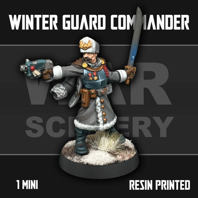Tabletop Terrain Miniature Winter Guard Commander