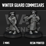 Tabletop Terrain Miniature Winter Guard Commissars
