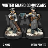 Tabletop Terrain Miniature Winter Guard Commissars