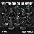 Tabletop Terrain Miniature Winter Guard Infantry