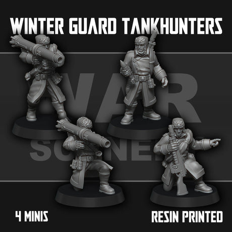 Tabletop Terrain Miniature Winter Guard Tankhunters