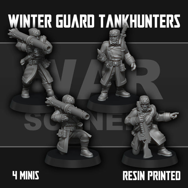 Tabletop Terrain Miniature Winter Guard Tankhunters