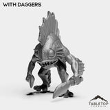 Tabletop Terrain Miniature With Daggers Murlocs with Fins