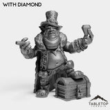 Tabletop Terrain Miniature With Diamond Goblin Trade Prince