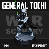 Tabletop Terrain Miniature With Helmet General Tochi