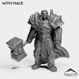 Tabletop Terrain Miniature With Mace Culled Knights Prince