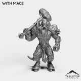 Tabletop Terrain Miniature With Mace Exiled Paladin
