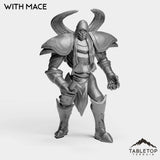 Tabletop Terrain Miniature With Mace Twin Kings