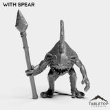 Tabletop Terrain Miniature With Spear Murlocs with Fins