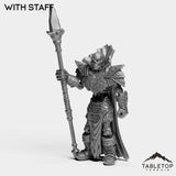 Tabletop Terrain Miniature With Staff Bloodmage
