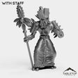 Tabletop Terrain Miniature With Staff Voodoo Troll