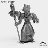 Tabletop Terrain Miniature With Staff Voodoo Troll