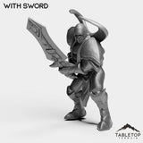 Tabletop Terrain Miniature With Sword Twin Kings